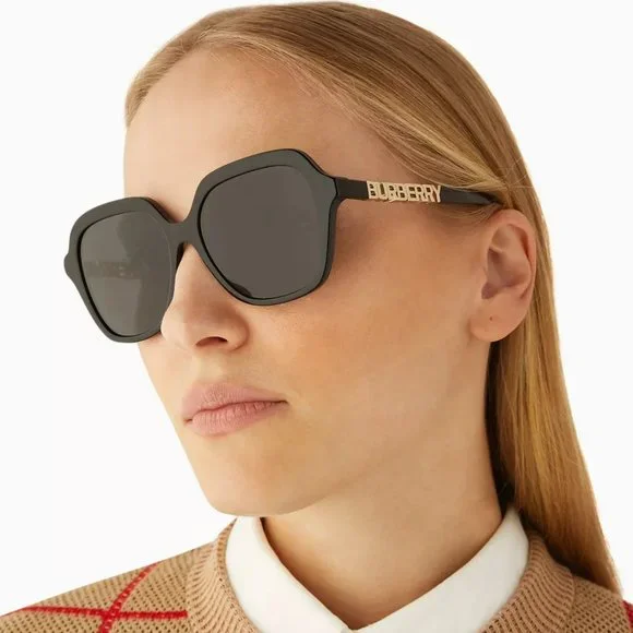 BURBERRY 
デニムジャケット レディース ポケット チェック裏地 Burberry BE2389 3853 Glasses - US